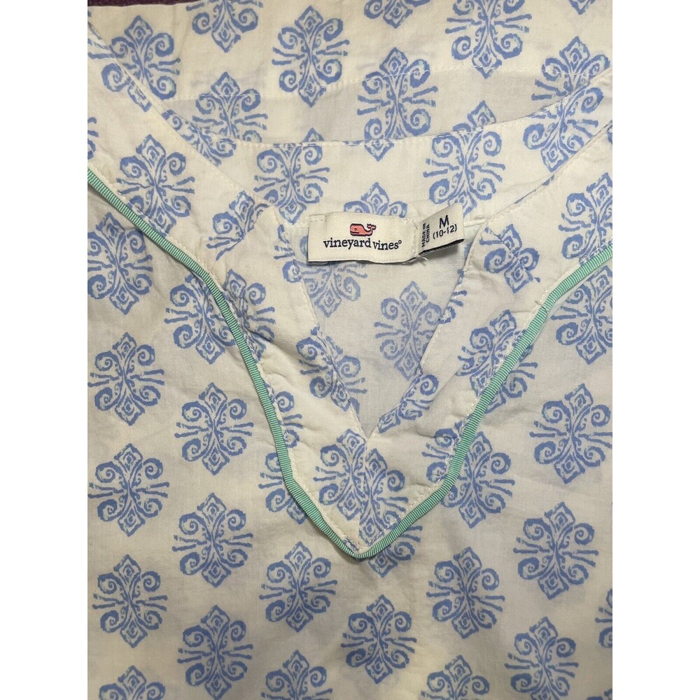 🐳 Vineyard Vines Girls' V-Neck Tunic – Size 10/12 - Picture 5 of 9